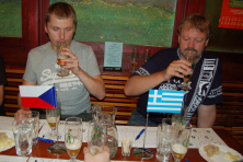 Jan Modrák a náhradník Petr Markvart